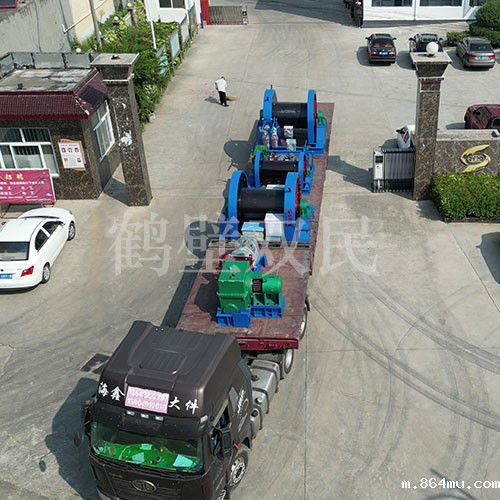 凿井绞车发货：双筒25吨凿井绞车！